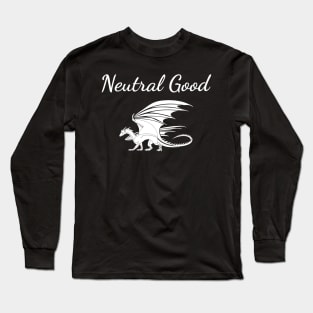 Neutral Good is My Alignment Long Sleeve T-Shirt